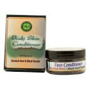 Face and Body Skin Conditioner with Black Powder